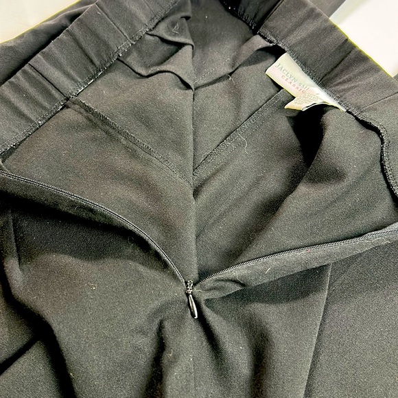 Vintage Jacqueline smith Classix size 8, black polyester pants - Picture 4 of 4